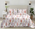 Blush Bloom Abstract Quilt Cover Set