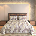 Modern Geometric Diamond Bedsheet Set
