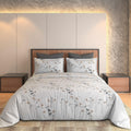 Taupe Cherry Blossom Bedsheet Set