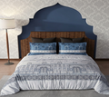 Royal Blue Palace Bedsheet Set