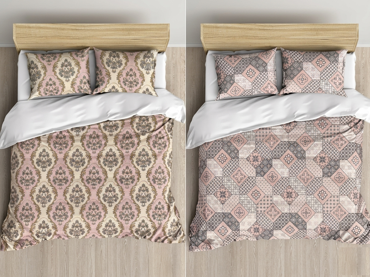 Roseate Jaipuri Damask Bedsheet Set