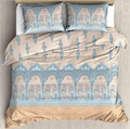 Blue Maharaja Mahal Bedsheet Set
