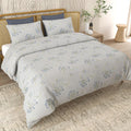 Grey Moonmist Flora Bedsheet Set